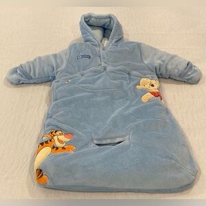 Disney Winnie The Pooh Baby Bunting One Piece Sleeper 3-6 months 12 1/2 - 16 lbs